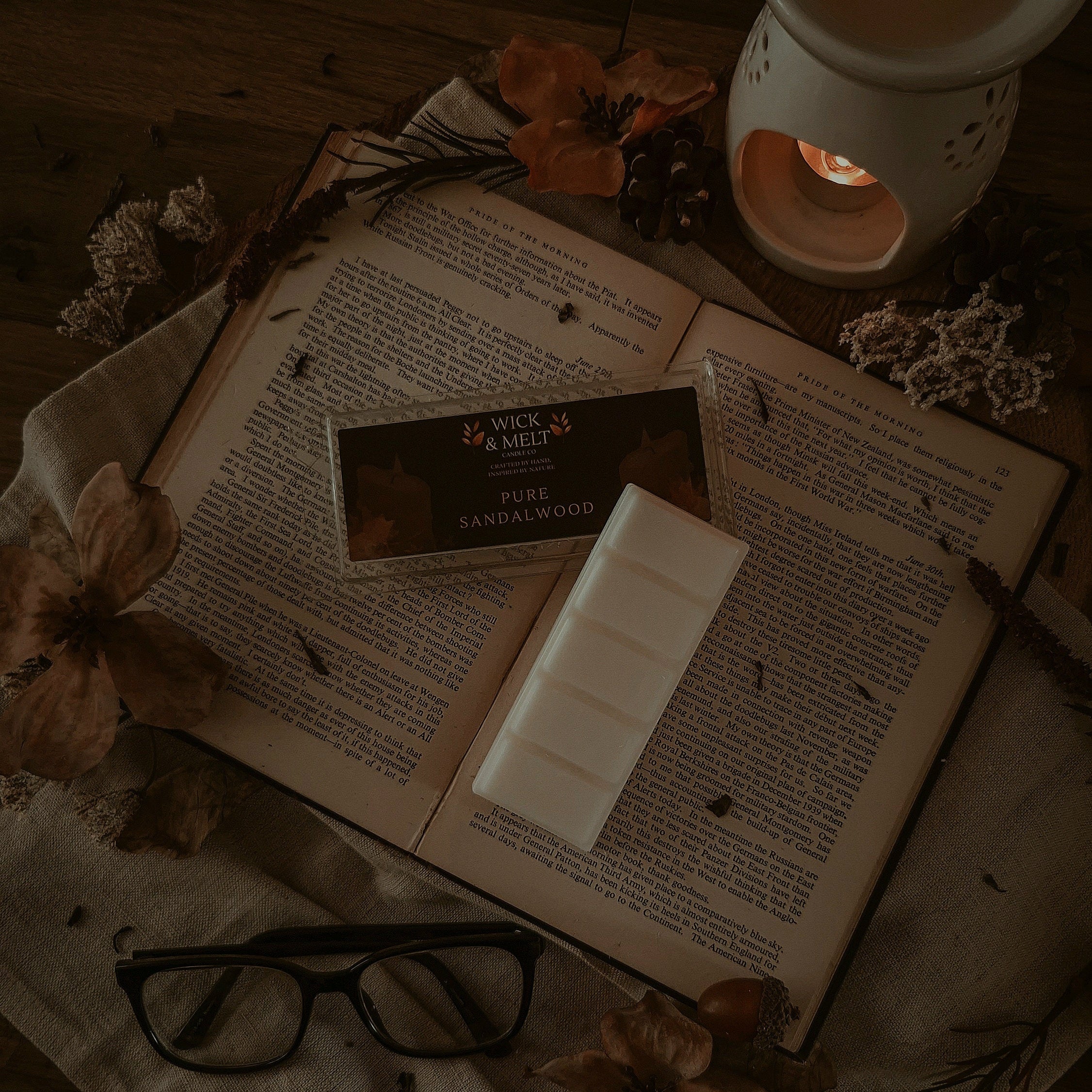 Pure Sandalwood Wax Melts