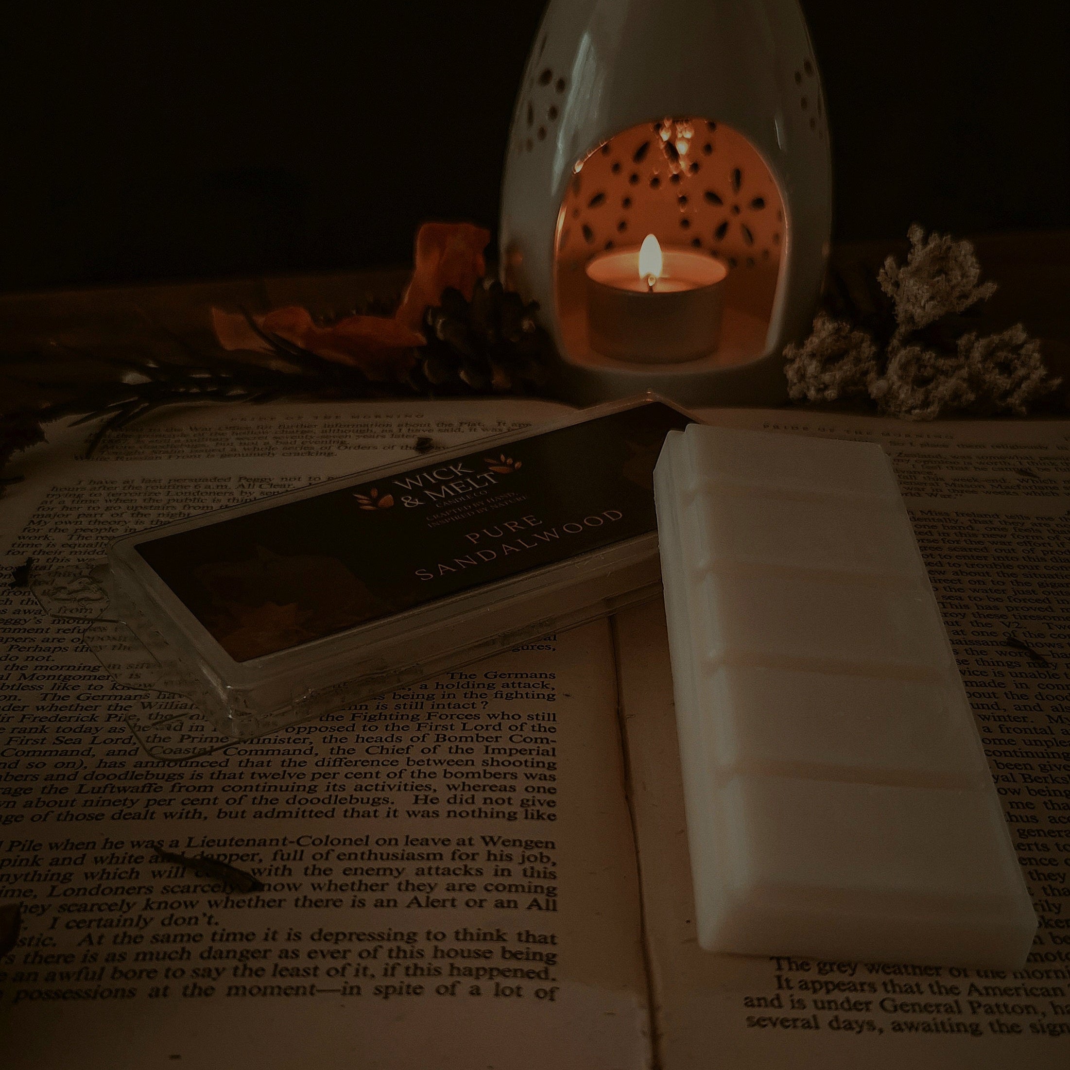 Pure Sandalwood Wax Melts